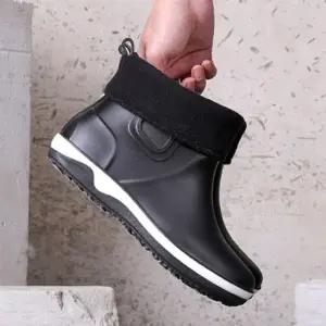 남성 겨울 부츠 따뜻한 방한화 방수 다운 신발 iAO8+6UPk