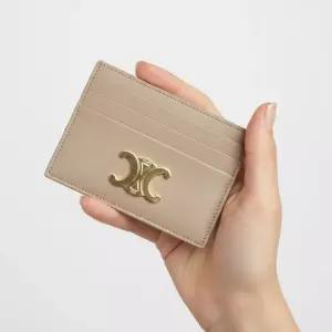 셀린느 여성 트리옹프 샤이니 카프스킨 지갑 사파리) 10L833DPV 03SA