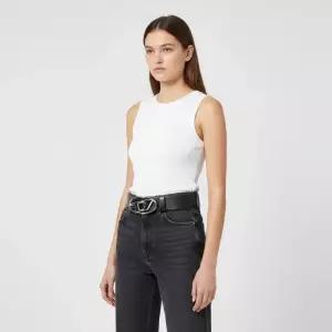 디젤 26SS D버클 B 1DR W 레더 여성 벨트 X08727 PR666 H6528