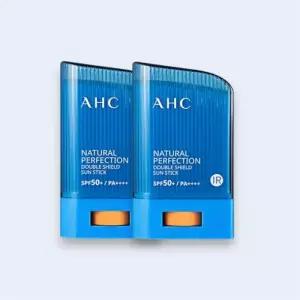 AHC 내추럴 퍼펙션 더블 쉴드 선스틱 22g (파랑) 2개 SPF50+ / PA++++