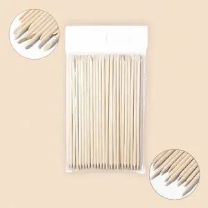 우드스틱 네일아트 도구 네일푸셔 100P 15cm 재료-WFNQJWD
