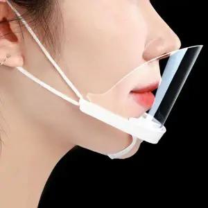 [하프클럽/알티피아]식당 주방 투명 위생 조리용 마스크 입가리개