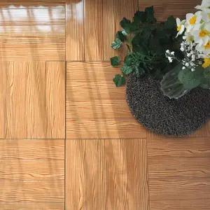 우드타일 매장 테라스 욕실 바닥 조립식마루 타일 셀프시공 18P 발판