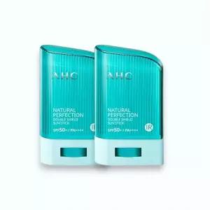 AHC 내추럴 퍼펙션 더블 쉴드 선스틱 22g (민트) 2개 SPF50+ / PA++++