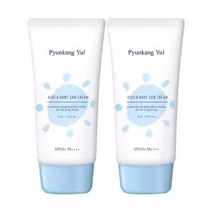 [편강율키즈] 1+1 편강율 아기 유아 백탁없는 야외놀이 키즈 촉촉 선크림 75ml