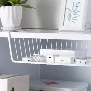 WL 철제선반 걸이형 주방 수납 정리 틈새 걸이 언더 선반 S11485