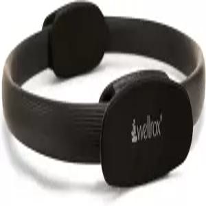 웰록스 필라테스 링 및 캐리백 - 가벼운 매직 서클 요가 근력 운동을 위한 코어 허벅지 팔 운동기 15인치