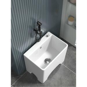 세라믹 대걸레개수대 발닦는세면대 세면대 세족대