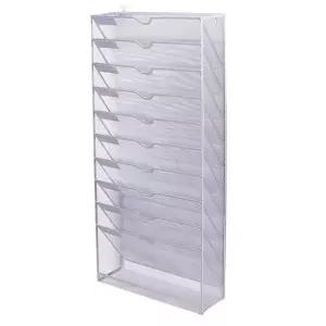 서류꽂이 벽걸이 파일 오피스 벽면 파일함 8단 정리