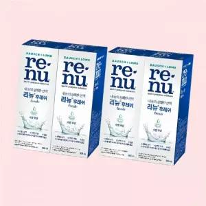 리뉴 후레쉬 렌즈 세정액 500ml 4개 4701291