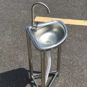 스텐 코너 세면대 식당 스테인리스 삼각형 업소용 미니