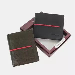 레드 라인 포인트 소가죽 반지갑 남자반지갑 남성반지갑 남성지갑 지폐지갑 선물용지갑
