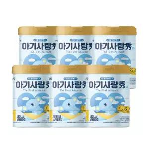 [남양] 아기사랑 수 캔분유 800g 1단계 6캔