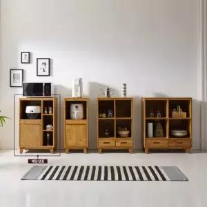 퍼스웰 그린 고무나무원목 UV코팅 선반형 600렌지대 1개 GB_032