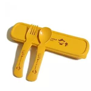 고품질 TBZ 한진프옥수수 꾼 스푼 포크 케이스 세트 어린이포크 어린이용스푼 유아용식기 WFLV2VR