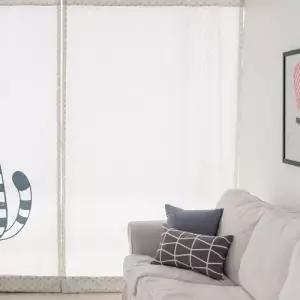 TBZ 북유럽 암막커튼 샤르르 나비주름 75x230cm 1장