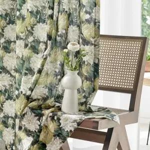 TBZ 플라워 린넨커튼 베렌 나비주름 75x230cm 1장