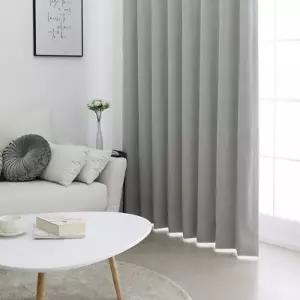 TBZ 거실 암막커튼 헤이즐넛 나비주름 75x230cm 1장