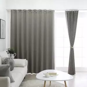 TBZ 향 균 퓨어 커튼 브라운 나비주름 75x230cm 1장