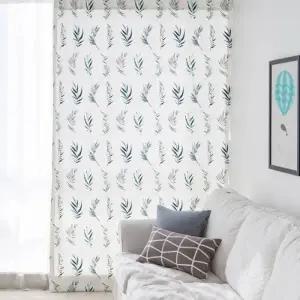 TBZ 북유럽 암막커튼 리프 나비주름 75x230cm 1장