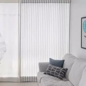 TBZ 북유럽 암막커튼 그레이 나비주름 75x230cm 1장