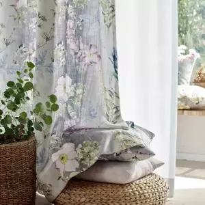 TBZ 플라워 린넨커튼 라벤디 140x230cm 1장