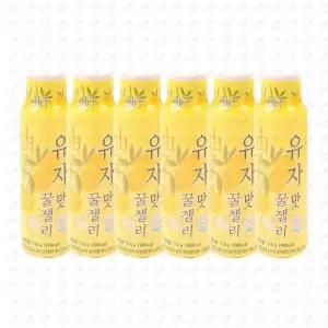 유자맛 얼려먹는 시리즈 로만든젤리 꿀젤리 간식 6개 110g  [mWFGQYV7]