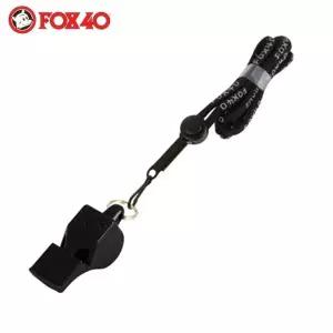 (XH268) (줄포함) 호루라기 스포츠호각 폭스 (블랙) 클래식