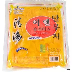 이엔 슬라이스 단무지1kg 1개