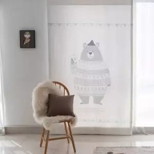 TBZ 북유럽 암막커튼 블링곰친구 나비주름 75x230cm 1장