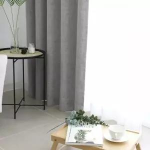 TBZ 거실 암막커튼 소프트베이지 나비주름 75x230cm 1장