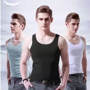 사계절 재봉선 없는 매끈한 아이스 런닝 나시 티셔츠