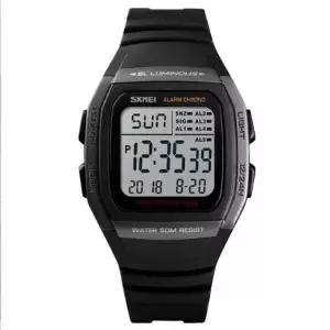 알람 5개 학생 군인 방수 전자 심플 가벼운 손목 시계 멀티