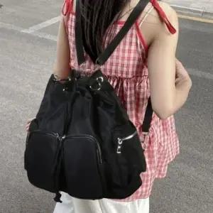 버클 여성 포켓 데일리 모던 크로스백