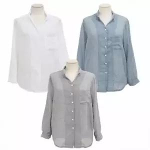여자 긴팔 셔츠 여성린넨셔츠 여성남방셔츠 베이직셔츠