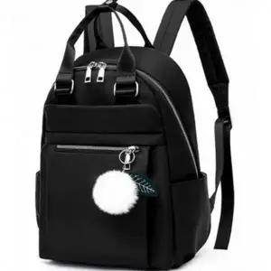 여성 캠퍼스 나일론 캐주얼 가벼운 백팩 데일리 가방 어깨