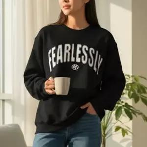 여성 레터링 기본 맨투맨 긴팔티 1P 간절기 데일리 티셔츠 캐주얼 패션