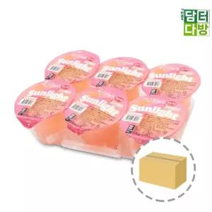 간식 썬라이트 복숭아맛 푸딩젤리 (48개입) 180ml 1BOX