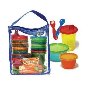 [RIZPICK]유아 이유식기세트 대 1P 아기 이유식 용기 포크 스푼