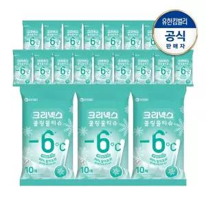 [크리넥스] 쿨링물티슈 라임민트 10매X20팩