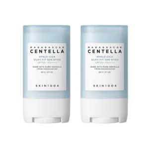 스킨1004 마다가스카르 센텔라 히알루 시카 실키핏 선 스틱 20g + 20g