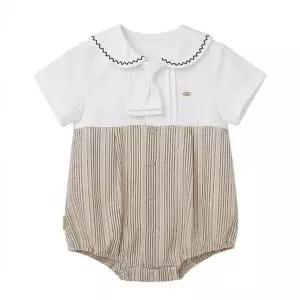 [압소바](의정부점)(26년 S/S 백일선물) 멜번 정장 우주복(베이지)//A1322306