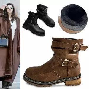 [카미엣뮤즈]루즈 핏 벨트 부츠_KM19w252