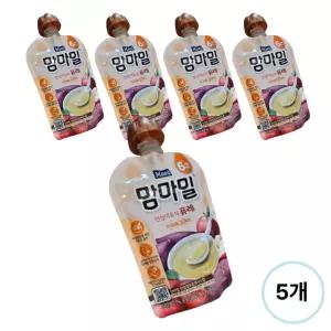 맘마밀 이유식 퓨레 사과와고구마 100g 5팩 (6개월)