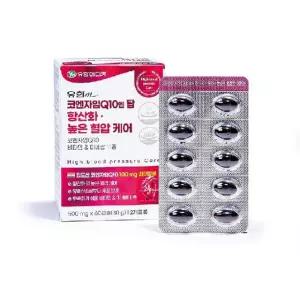 [유한메디카] 코엔자임Q10엔 탑 항산화 높은 혈압 케어 2박스(4개월분)