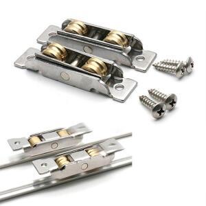 상단 휠 창 풀리 스테인레스 스틸 슬라이딩 도어 창 롤러 하드웨어 가구 슬라이딩