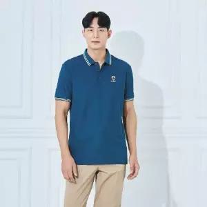 [Relax Plus] 남성 라인 포인트 반팔 카라티1종