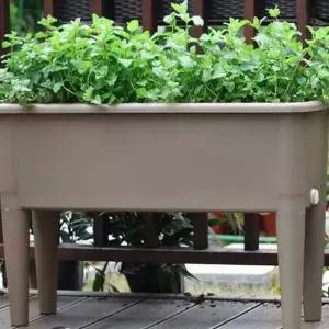 베란다 플라스틱 화분 직사각형 가정용 옥상 재배 키우기