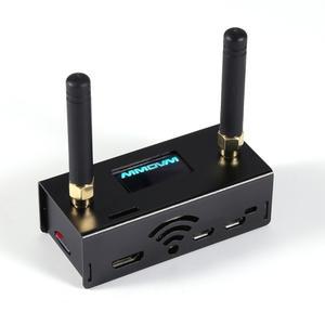 조립된 이중 MMDVM 핫스팟 Dual_Hat UHF VHF WiFi P25 DMR YSF D-Star NXDN