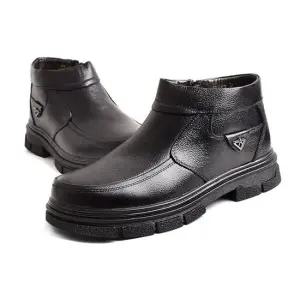 남성 털신 로퍼 겨울 방한화 슈즈 중년 아빠 컴포트화 발편한운동화 남자컴포트화